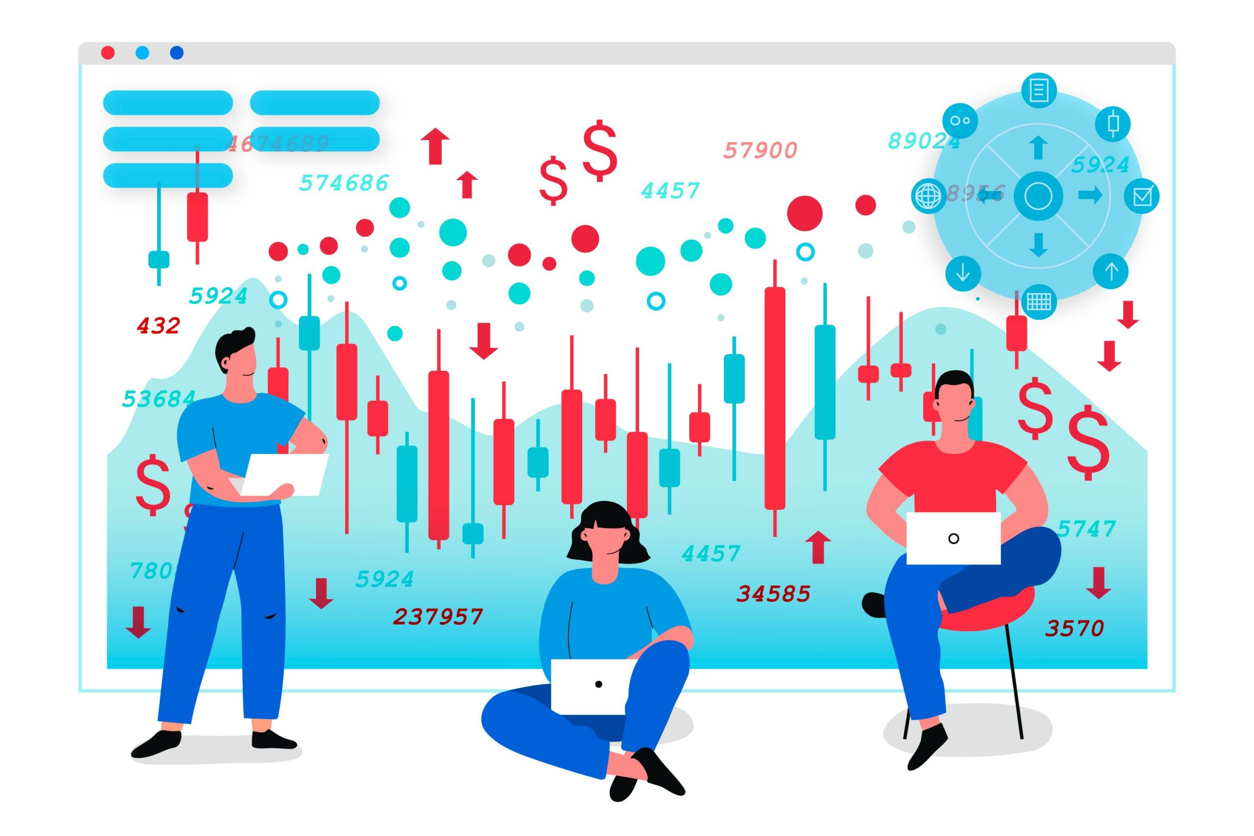 Traders scaled