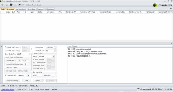 Stockmock And Algotest Strategy Algo